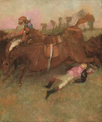 Kohtaus estejuoksusta: The Fallen Jockey, 1866